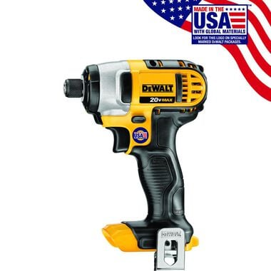 DEWALT 20 V MAX Lithium Ion 1/4 In. Impact Driver (Bare Tool), large image number 0