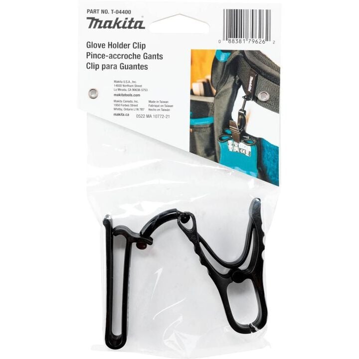 Makita Glove Holder Clip, Black, large image number 3