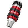 Milton 5 In ONE Universal Safety Exhaust Hose Barb Industrial Coupler  3/8 Inch ID x 1/4 Inch Flow Body, small image number 5