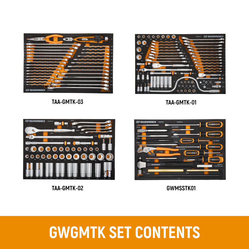 GEARWRENCH MEGAMOD Mechanics Tool Set 1629 Pieces, large image number 8