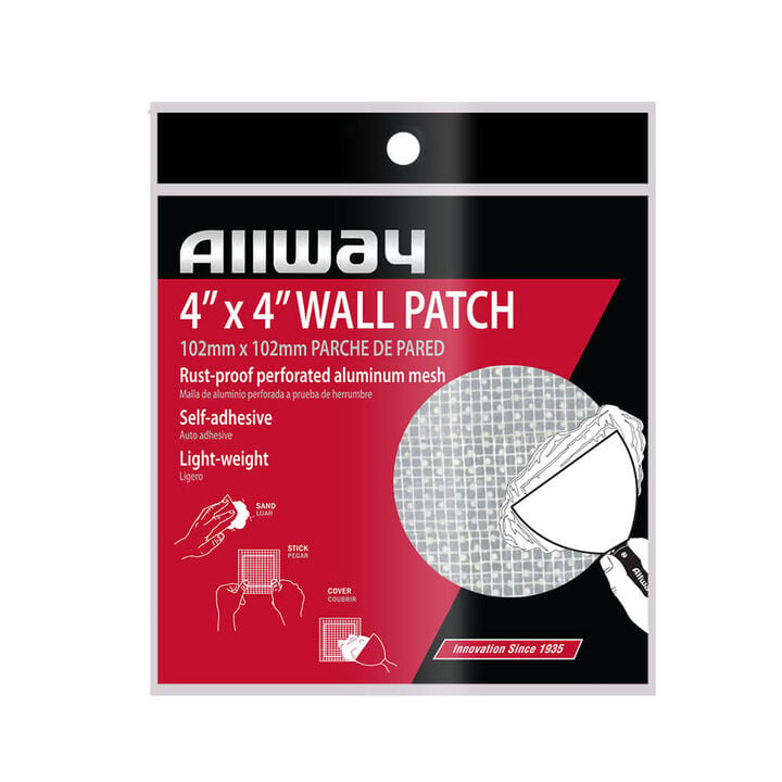 Allway Tools 4 Inch x 4 Inch Drywall Repair Patch, large image number 1