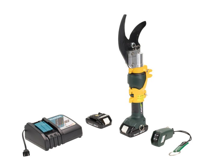 Greenlee Remote Battery Powered Pruner Kit with 120V Charger and 2 Batteries