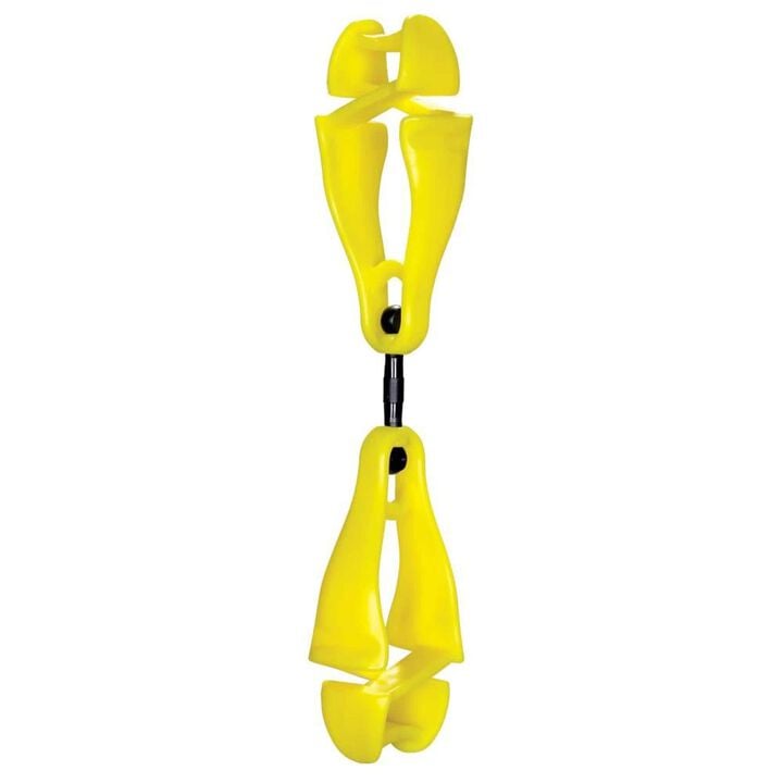 Ergodyne 3420  Swiveling Glove Clip Holder Dual Clips Lime