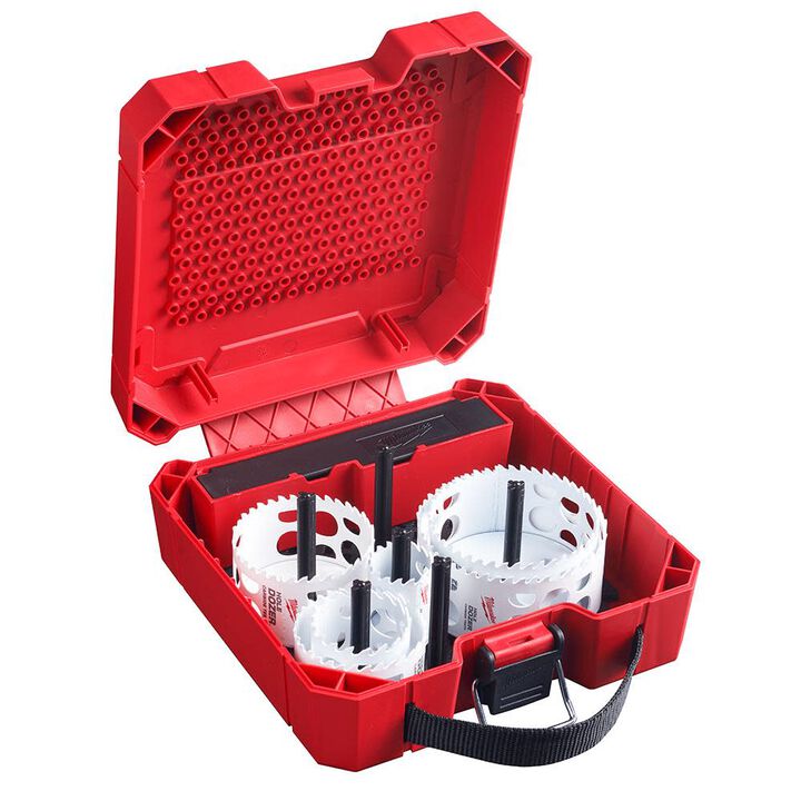 Milwaukee HOLE DOZER with Carbide Teeth Large Diameter Hole Saw Kit 9pc, large image number 0
