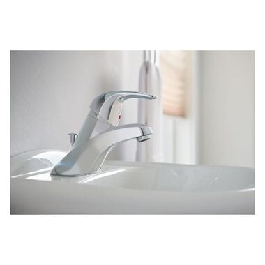 Moen Adler Bathroom Lavatory Faucet Chrome 1 Handle Low Arc, large image number 4