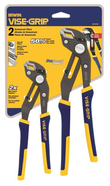 Irwin 2-Pc Groovelock Pliers Set, large image number 0
