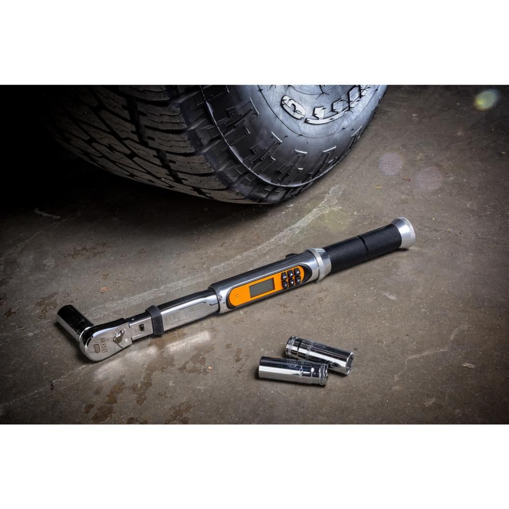 GEARWRENCH 120XP 3/8 Inch Drive Flex Head Electronic Torque Wrench with Angle, large image number 7