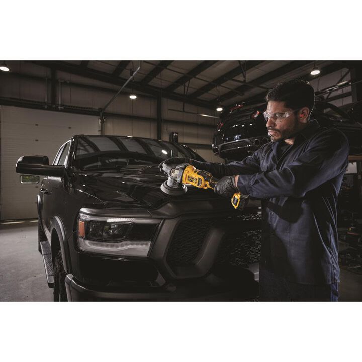 DEWALT 20V MAX XR 5in 125mm Variable Speed Random Orbit Polisher Kit, large image number 5