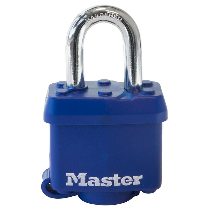 Master Lock Padlock 1 9/16in Keyed Different Tumbler 1pk, large image number 0
