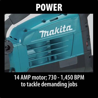 Makita 42 lb. AVT Breaker Hammer Accepts 1-1/8 in. Hex Bits, large image number 4