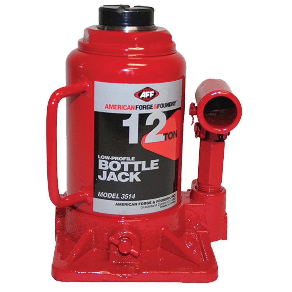 American Forge 12 Ton Bottle Jack Short Body Manual, large image number 1