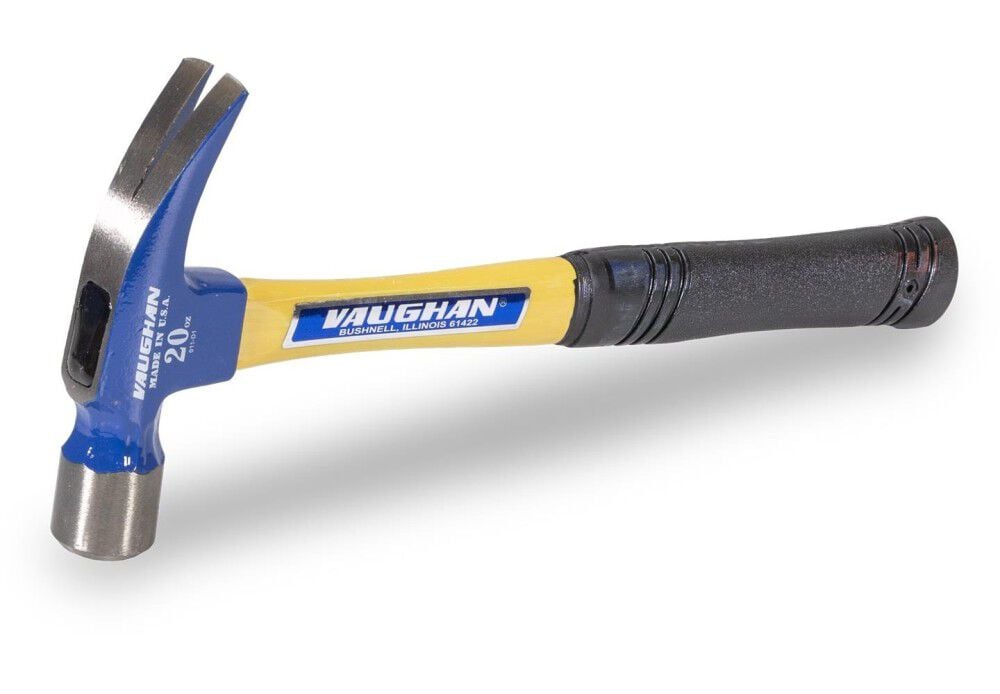 Vaughan 20 Oz Milled Face 999 Hammer with Fiberglass Handle, large image number 1