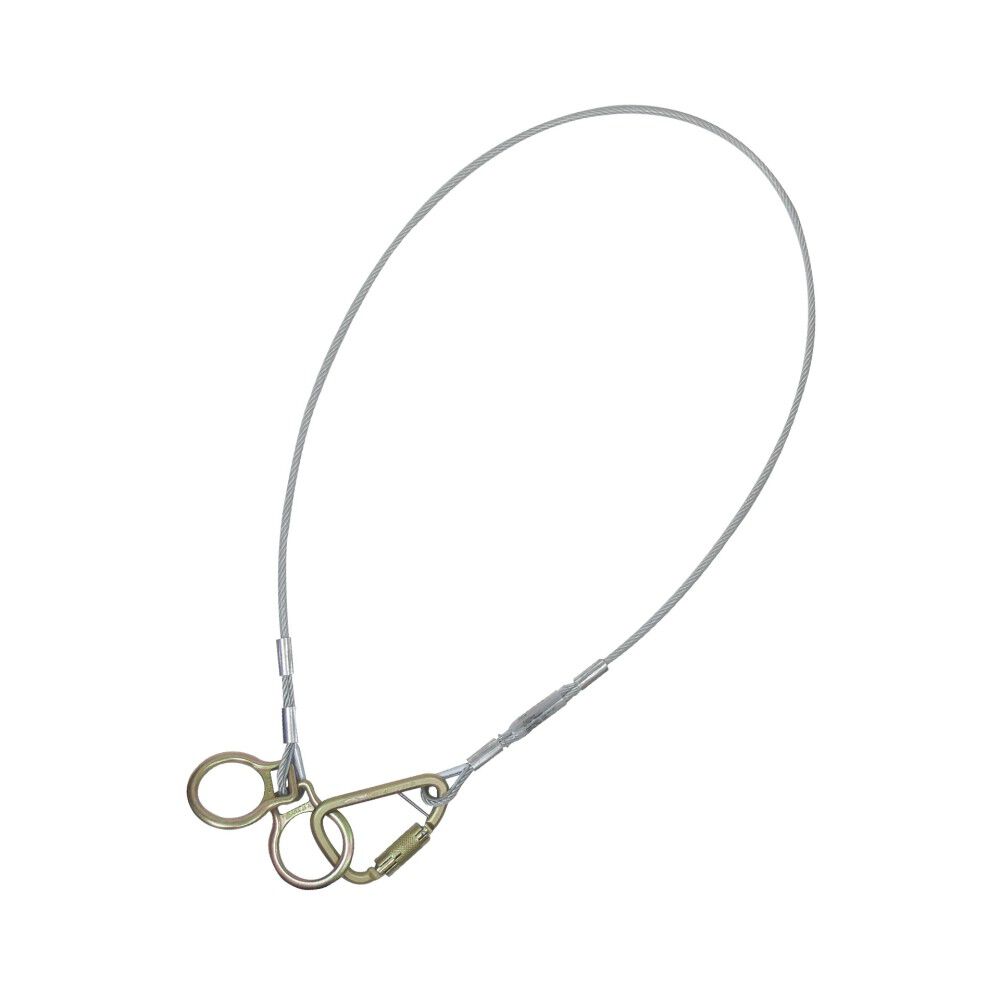 Falltech 8′ Carabiner Sling Anchor with Galvanized Steel Cable – 84202D8FT