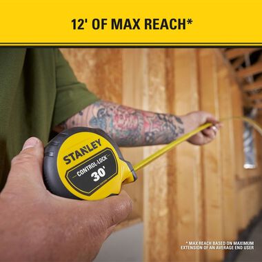 Stanley 30 ft. CONTROL-LOCK Tape Measure, large image number 4