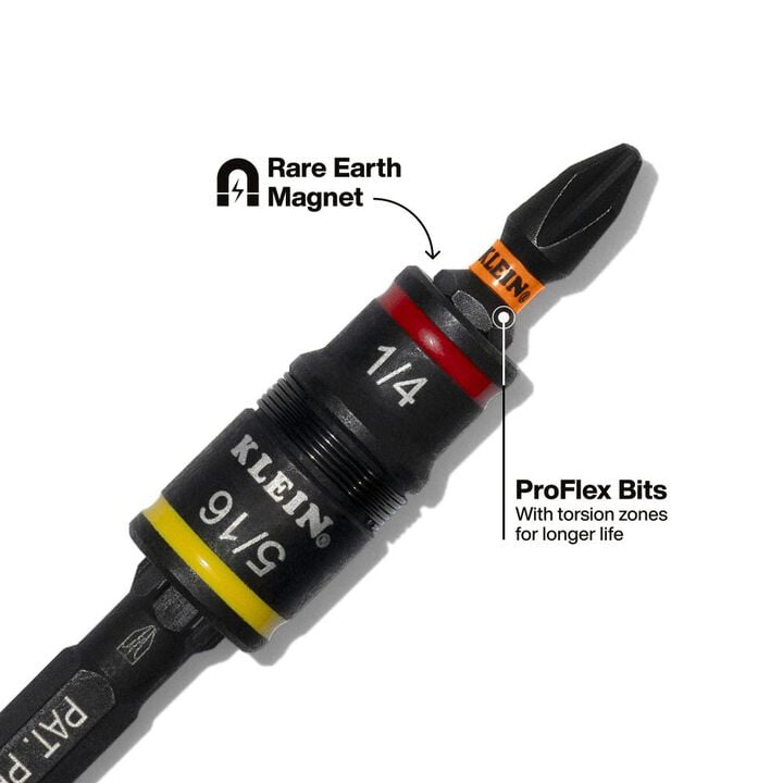 Klein Tools KNECT 16-in-1 Impact Rated Hybrid Screwdriver/Nut Driver, large image number 4