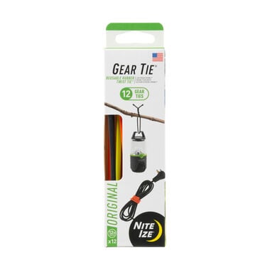Nite Ize Gear Tie ProPack 12in 12pk Assorted
