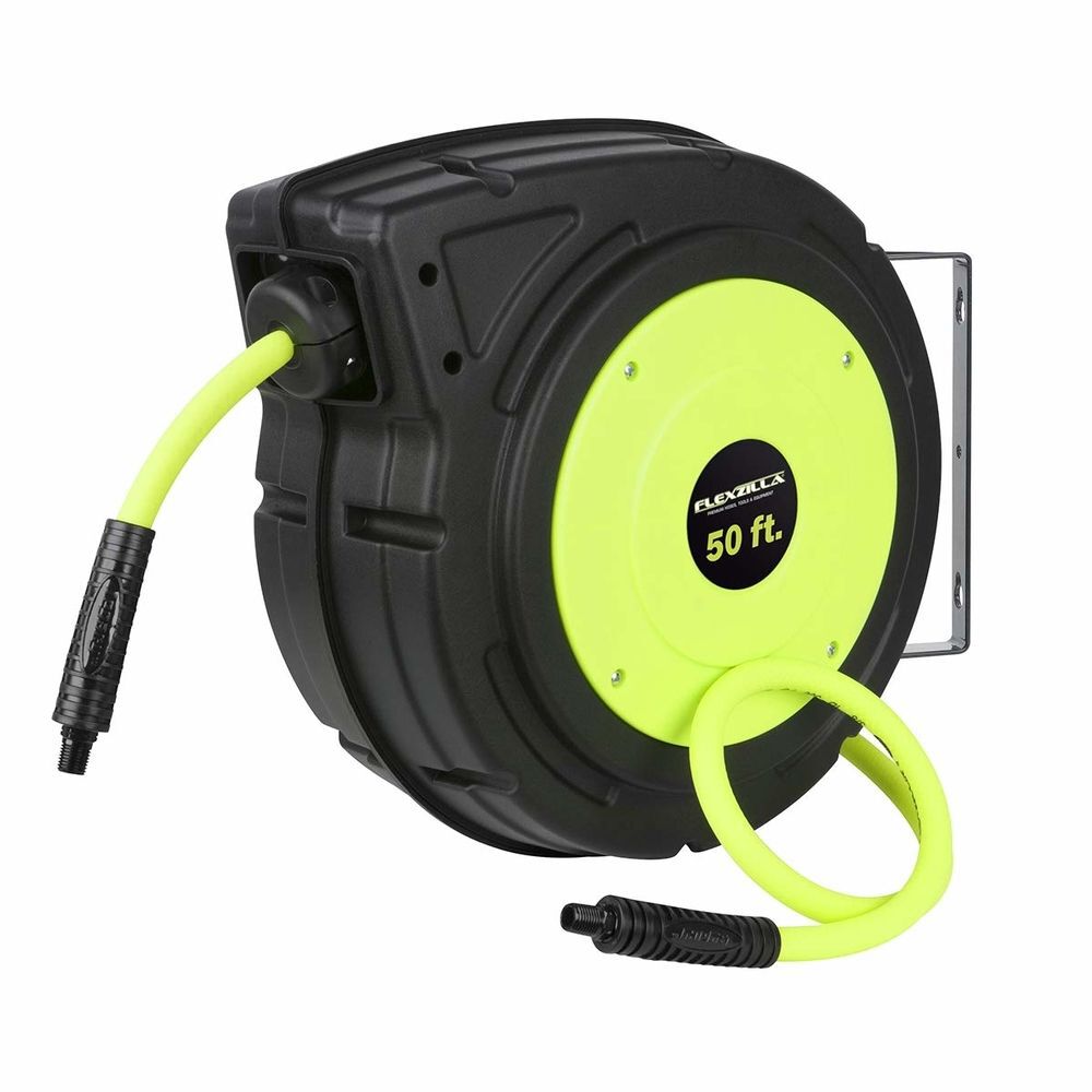 Flexzilla Enclosed Plastic Air Hose Reel 3/8 x 50, large image number 1