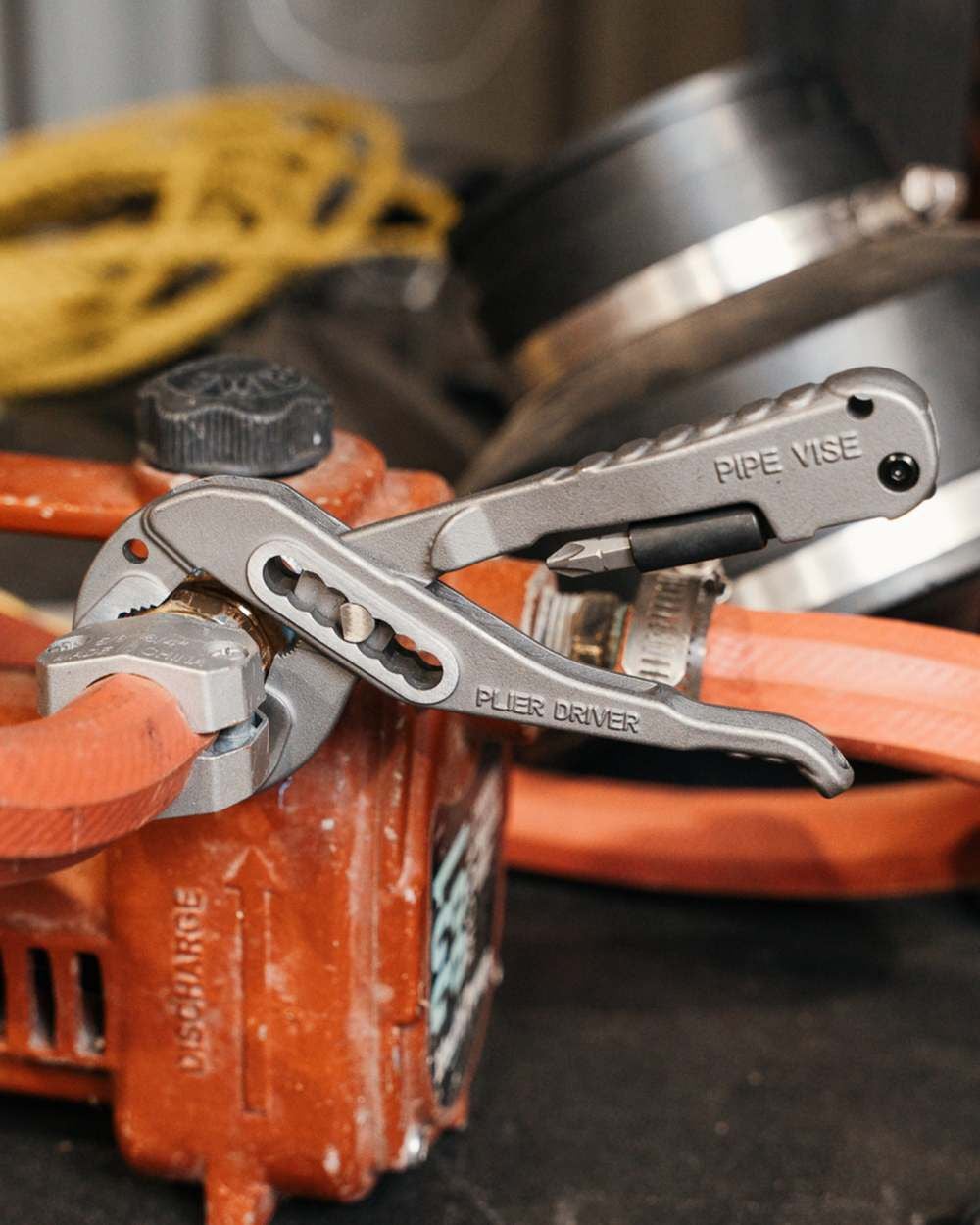 Pipe Vise 2 Inch Jaw Capacity Water Pump Plier Multi-Tool, large image number 8