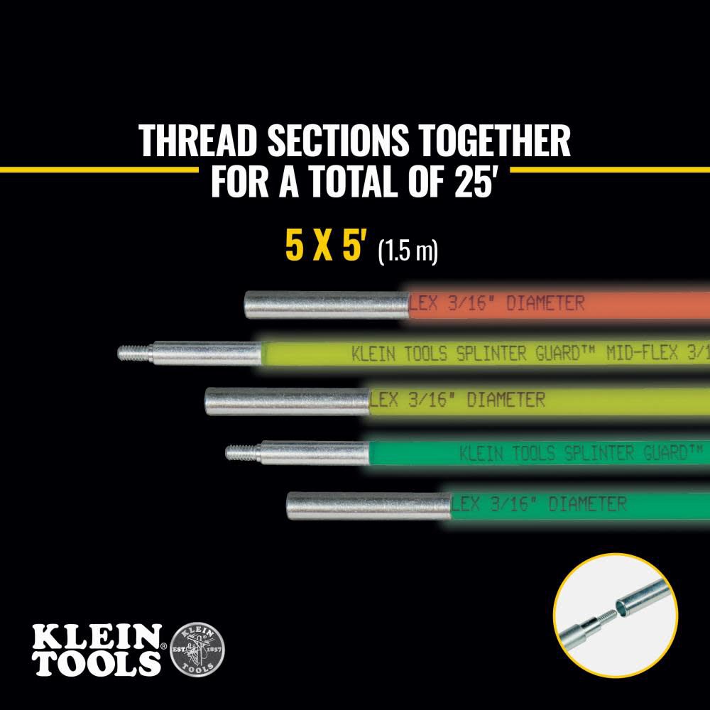 Klein Tools 25 ft Multi Flex Glow Rod, large image number 2