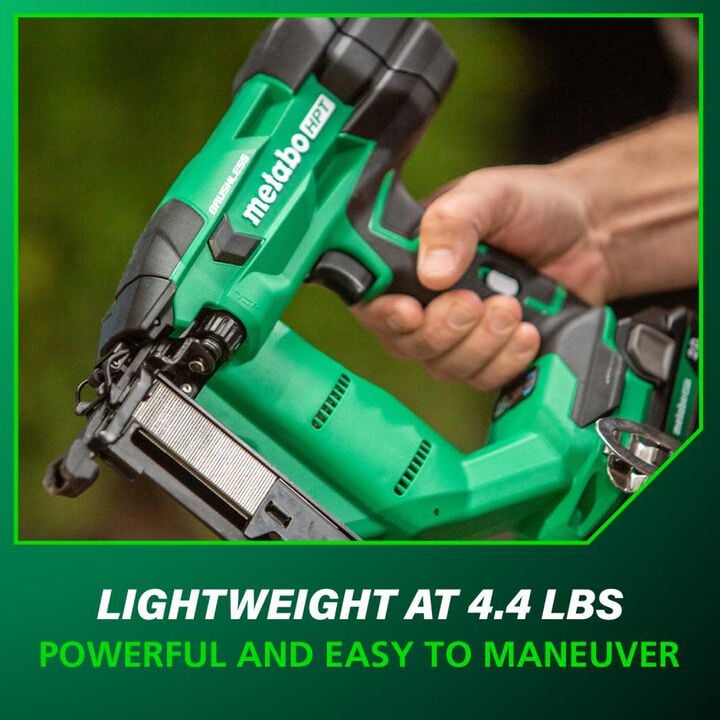 Metabo HPT 18V MultiVolt Brushless 18-Gauge 1/4 Inch Narrow Crown Stapler, large image number 8