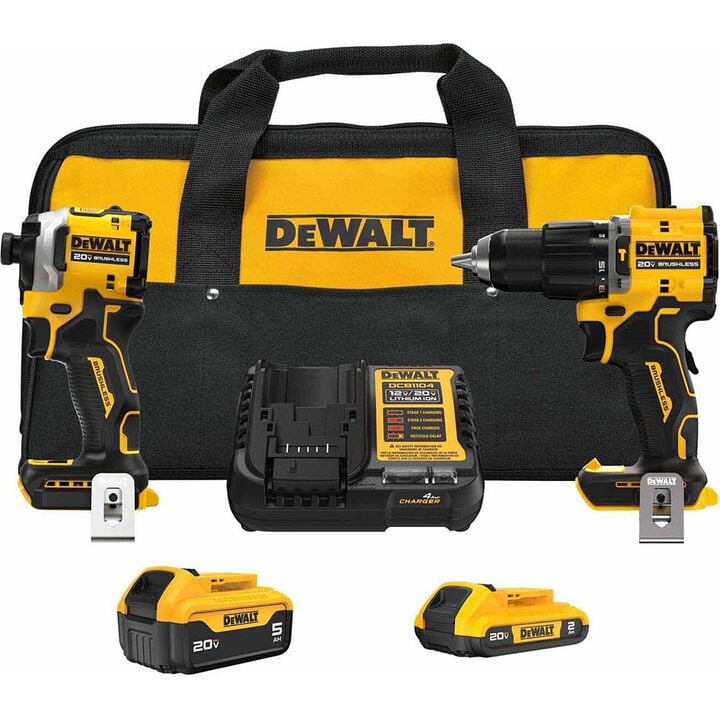DEWALT 20V MAX  2-Tool Hammer Drill and Impact Combo Kit