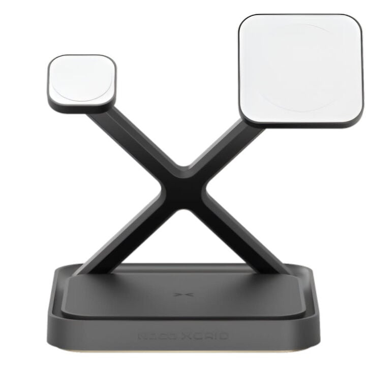 Noco 3-In-1 Qi2 15W Wireless Charging Stand Matte Black