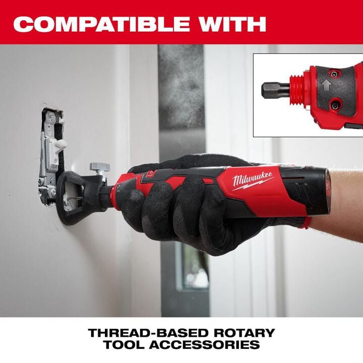Milwaukee M12 Brushless Rotary Tool Kit, large image number 8