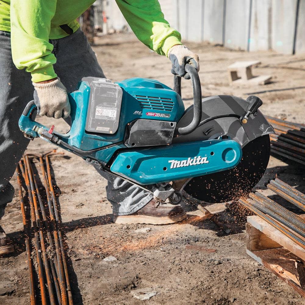 Makita Promotional 40V MAX X2 80V XGT Brushless 14 Inch Power Cutter (Bare Tool) with DC40RB Charger, large image number 9