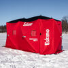 Eskimo QuickFish 6HD, Pop-Up Portable Shelter, No-Trip Door, Red/Black, Six Person, small image number 4