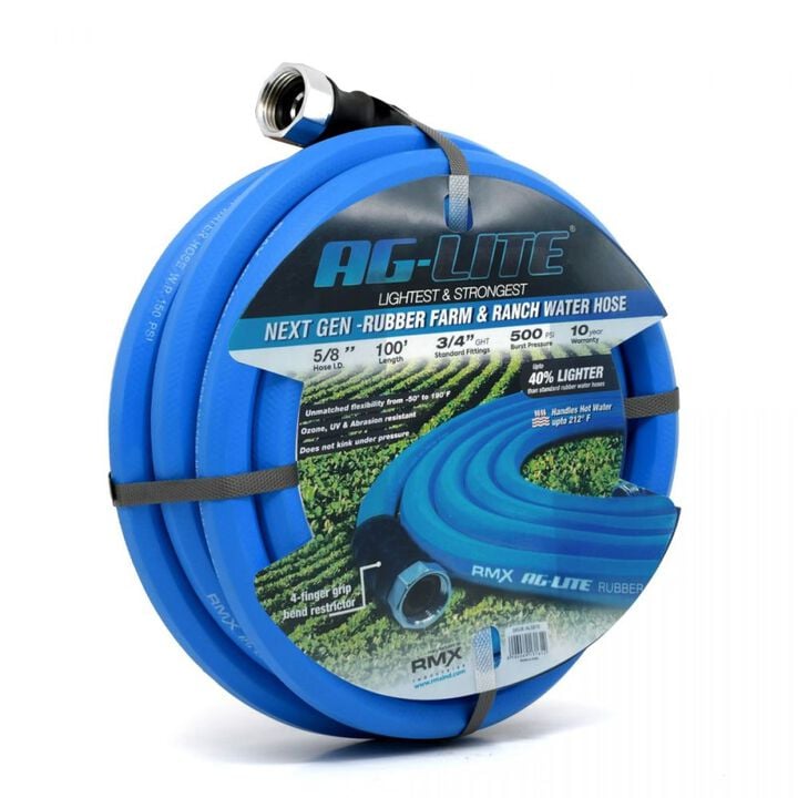 BluBird AG-Lite 5/8 Inch x 100 Ft. Rubber Water Hose Assembly, large image number 1