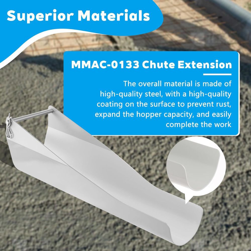 Mud Mixer 18 Inch Steel Chute Extension, large image number 6