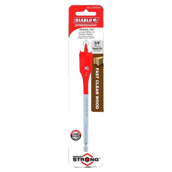 Diablo Tools 3/4in x 6in SPEEDemon Spade Bit, large image number 2