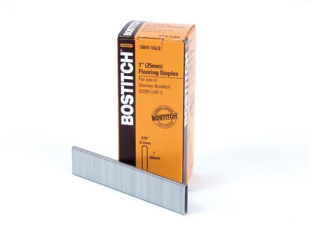Bostitch 1 In. Staples Box of 5000 Hardwood Flooring Staples, large image number 1