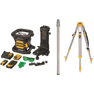 DEWALT 20V MAX Tool Connect Green Tough Rotary Laser Kit