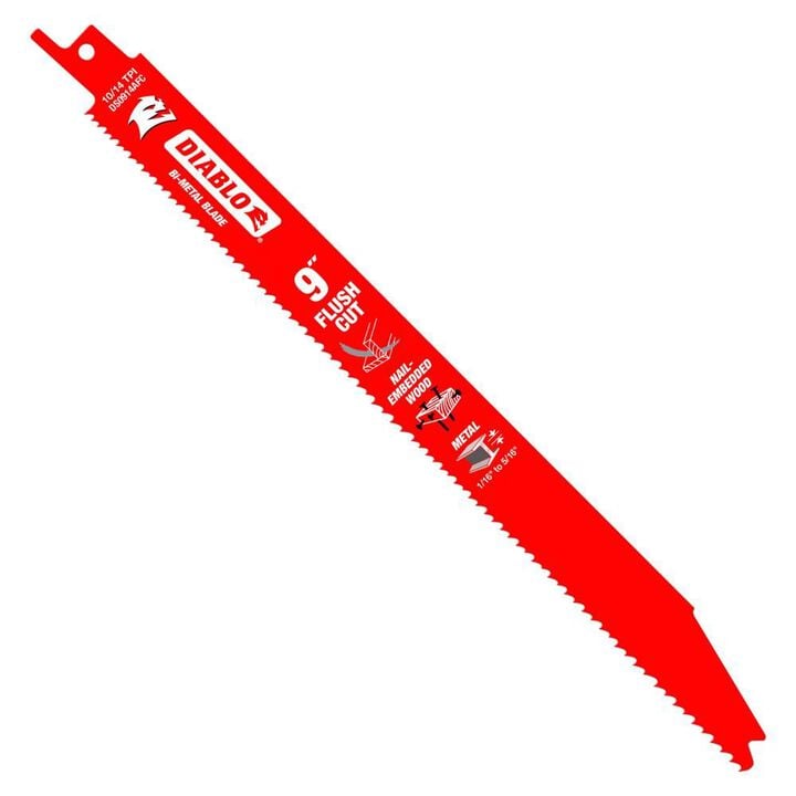 Diablo Tools Flush Cut Recip Blade (5 pk), large image number 0