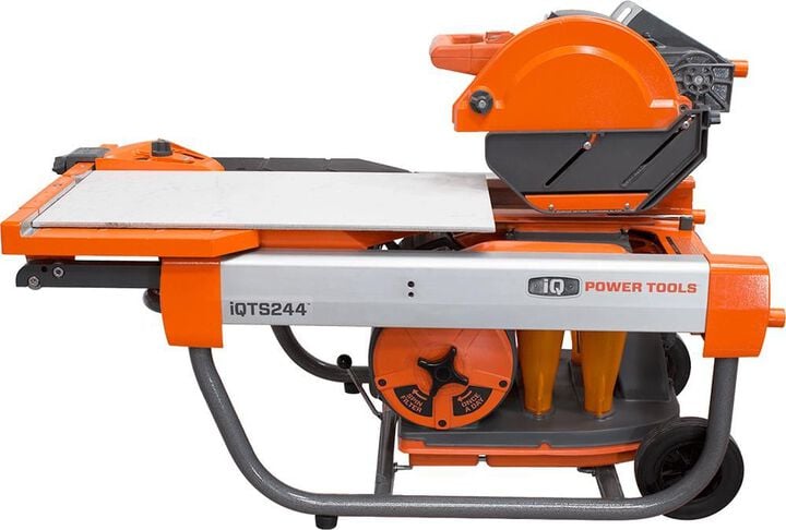 iQ Power Tools iQTS244 10 Inch Dry Cut Tile Saw with Integrated Dust Control, large image number 11