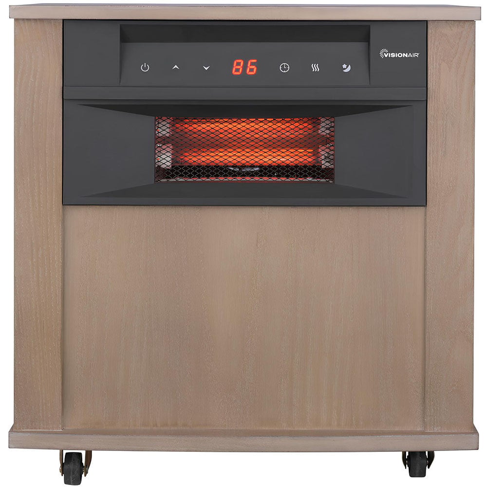 VisionAir 18 In. 1000/1500W 5118 Btu 194 Sq-Ft. 6 Tube Infrared Heater, large image number 1