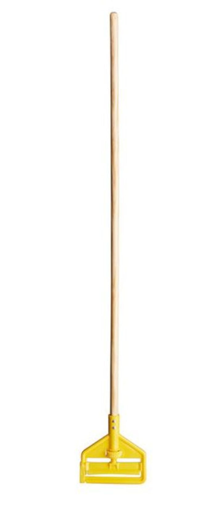 Rubbermaid 54in Natural Hardwood Side-Gate Wet Mop Handle