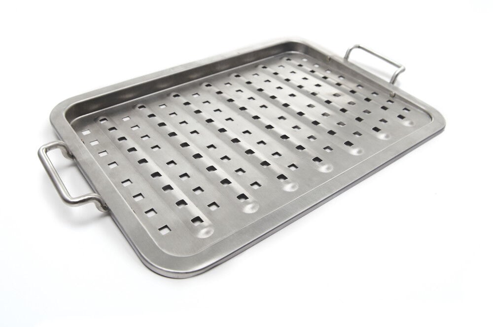 Broil King 16-in x 11-in Stainless Steel Flat Grilling Topper, large image number 1