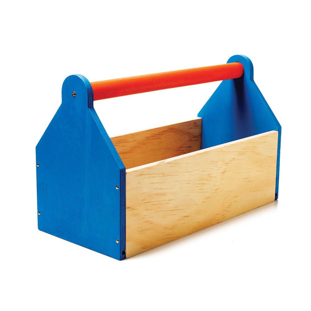 Stanley Jr Kids Wooden DIY Toolbox Kit, large image number 3