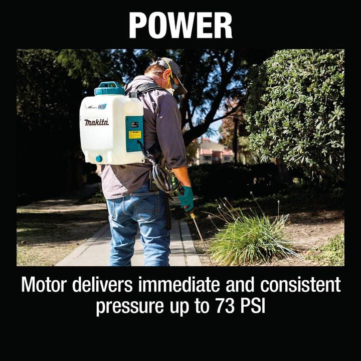 Makita 18V LXT Lithium-Ion Cordless 2.6 Gallon Backpack Sprayer Kit (4.0Ah), large image number 14
