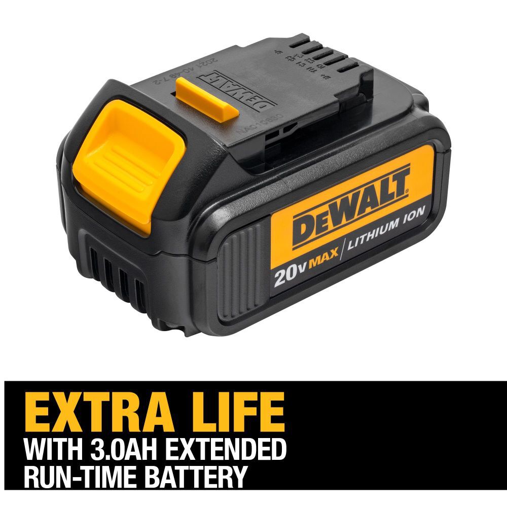 DEWALT 20V MAX 20V 3Ah Lithium Ion Power Tool Battery Pack with Fuel Indicator, large image number 6