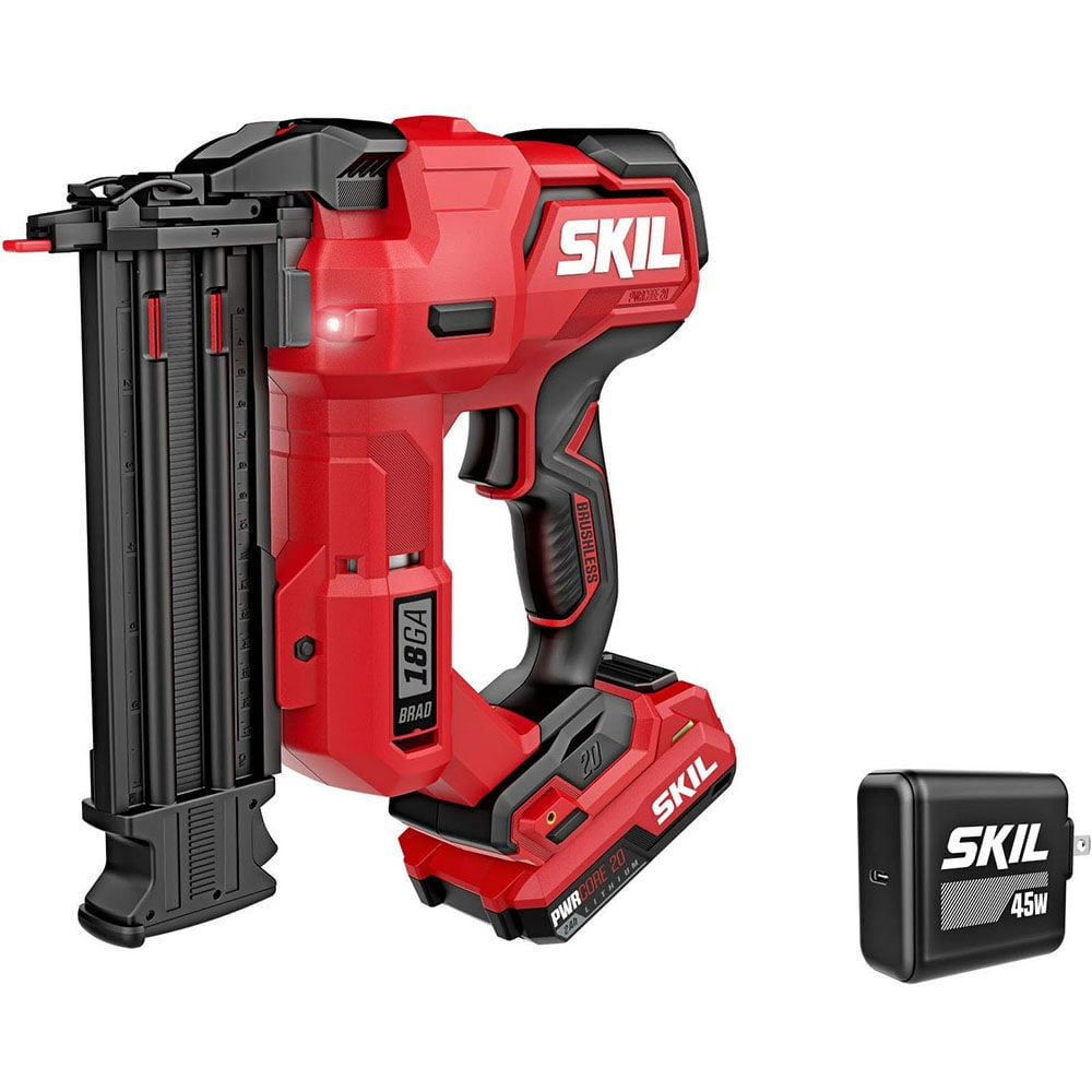 SKIL PWR CORE 20 Brushless 20V 18Ga Brad Nailer Kit, large image number 1