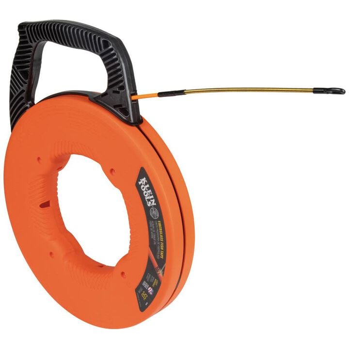 Klein Tools 50' Fiberglass Fish Tape w/ Leader, large image number 0