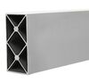 Kraft Tool Co Gator Tools 8 Ft x 1-1/2 Inch x 3-1/2 Inch Diamond XX Aluminum Screed, small image number 2