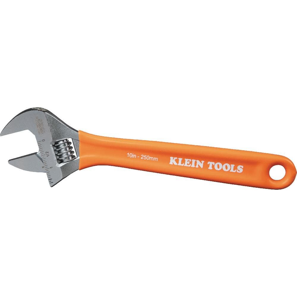 Klein Tools 10 Inch Extra-Capacity Adjustable Wrench, large image number 1