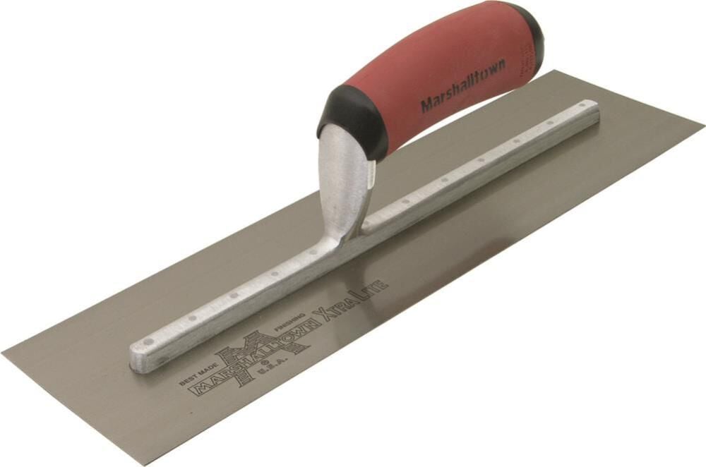 Marshalltown 20 In. x 4 In. Finishing Trowel Curved DuraSoft Handle, large image number 1