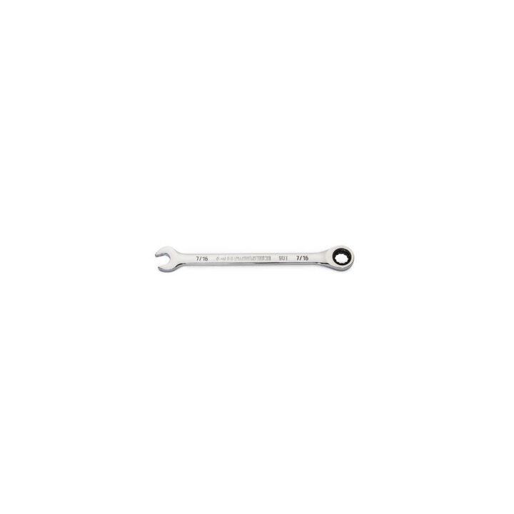 GEARWRENCH 7/16in 90T 12 Point Ratcheting Combination Wrench, large image number 0