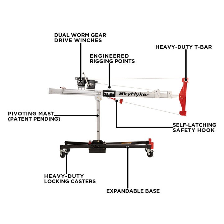 JET SkyHyker 25 Ft. Jobsite Lift, large image number 1