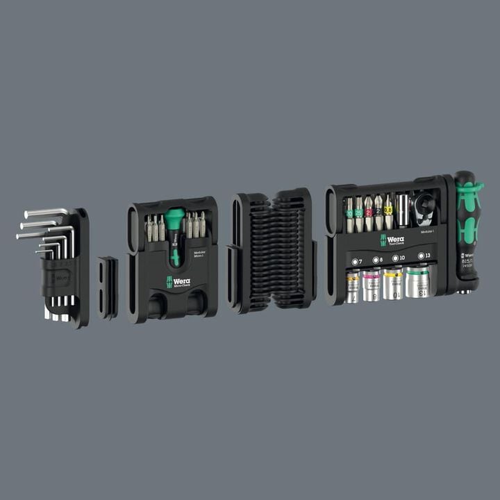 Wera Tools Chrome-Vanadium Tool-Check Modular Set Imperial 1, 50 Pieces, large image number 1
